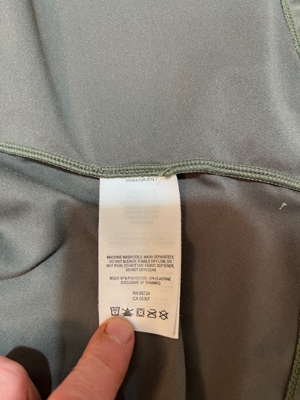 Columbia Olive Green Open Front Cardigan Wrap Jacket Medium Sun Protection women - Picture 5 of 11